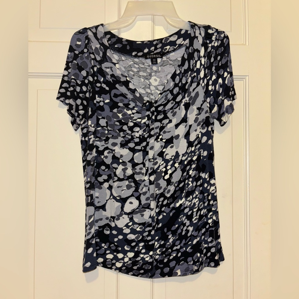 Women’s short sleeve Blouse dot animal casual summer party work school sport fun